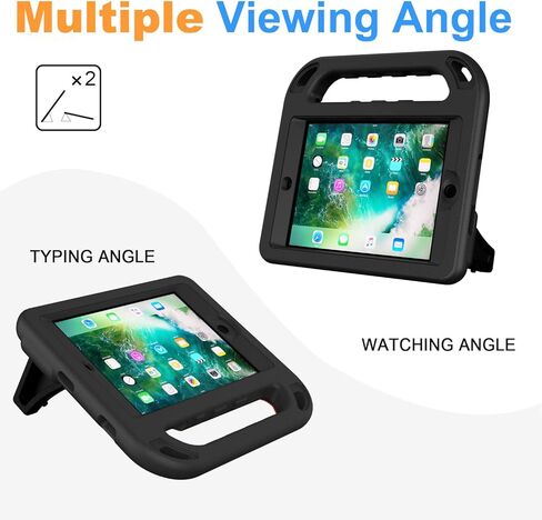 BMOUO Case for iPad Mini 1 2 3, iPad Mini 1/2/3 Case for Kids - Built-in Screen Protector, Shockproof Lightweight Hard Cover Handle Stand Kids Case for iPad Mini 1st 2nd 3rd Generation, Blue in Saudi Arabia