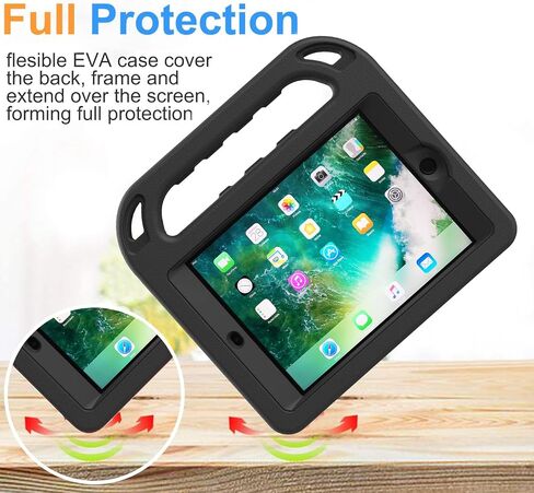 BMOUO Case for iPad Mini 1 2 3, iPad Mini 1/2/3 Case for Kids - Built-in Screen Protector, Shockproof Lightweight Hard Cover Handle Stand Kids Case for iPad Mini 1st 2nd 3rd Generation, Blue in Saudi Arabia