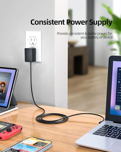 12V 2A AC Charger Fit for Chuwi UBook X/Pro X CWI535, GemiBook 13 14 Pro CWI529, AeroBook Pro CWI510, Herobook 13.3 Pro +, 15.6 Plus, LapBook Pro 12.3 13.3 14 14.1 Laptop Power Supply Adapter Cord in Saudi Arabia
