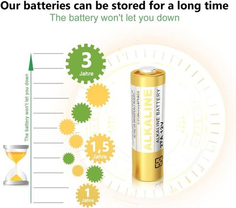 Beidongli 27A 12V Alkaline Batteries A27S MN27 L828 A27 12V High Endurance Battery 5 Piece 【3 Years Warranty】 in Kuwait