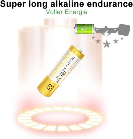 Beidongli 27A 12V Alkaline Batteries A27S MN27 L828 A27 12V High Endurance Battery 5 Piece 【3 Years Warranty】 in Kuwait