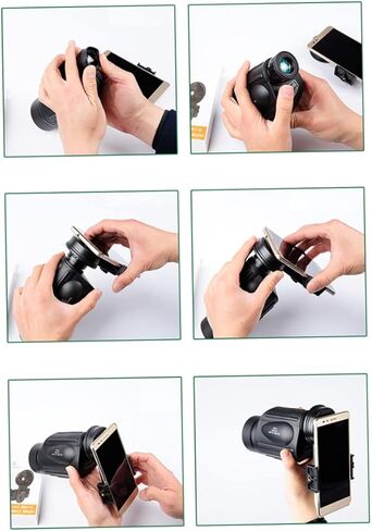 WOONEKY حامل الكاميرا حامل كاميرا الويب مناظير تلسكوبية للبالغين تلسكوب علم الفلك حامل الهاتف حامل الكاميرا محول حامل الهاتف المحمول قوس الهاتف الذكي نطاق اكتشاف محول كليب in Kuwait