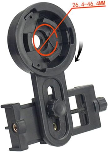 WOONEKY حامل الكاميرا حامل كاميرا الويب مناظير تلسكوبية للبالغين تلسكوب علم الفلك حامل الهاتف حامل الكاميرا محول حامل الهاتف المحمول قوس الهاتف الذكي نطاق اكتشاف محول كليب in Kuwait