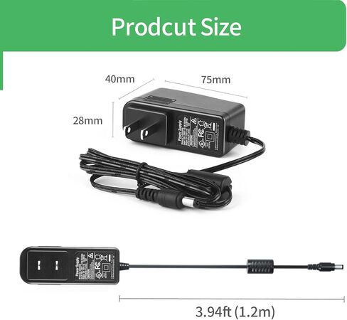 Security-01 2-Pack AC to DC 5V 1A Power Supply Plug 5.5mm x 2.1mm UL المدرجة في لجنة الاتصالات الفيدرالية (FCC) in Saudi Arabia