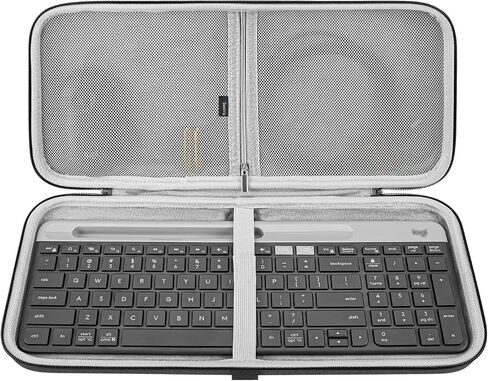 Geekria Keyboard Carrying Case, Compatible with Logitech MK470 Slim / K585 / K580 Keyboard and Mouse Combo, Hard Shell Protective Travel Bag (Pink) in Kuwait