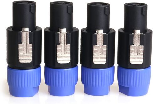 NANYI NL4FC محول موصل كابل NL4MMX، مكبر صوت 4Pin/Amp مكبر صوت أنثى إلى أنثى موصل كابل موصل مستقيم - 4 عبوات in Kuwait