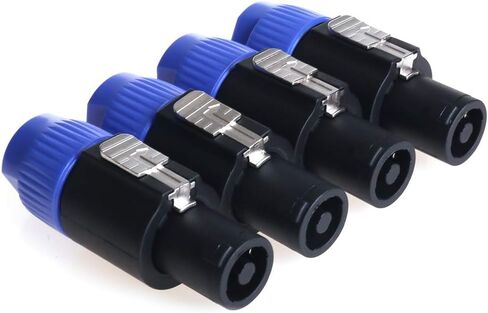 NANYI NL4FC محول موصل كابل NL4MMX، مكبر صوت 4Pin/Amp مكبر صوت أنثى إلى أنثى موصل كابل موصل مستقيم - 4 عبوات in Kuwait