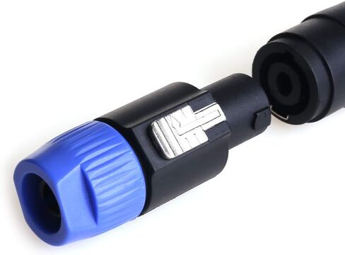 NANYI NL4FC محول موصل كابل NL4MMX، مكبر صوت 4Pin/Amp مكبر صوت أنثى إلى أنثى موصل كابل موصل مستقيم - 4 عبوات in Kuwait