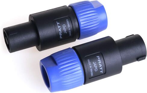 NANYI NL4FC محول موصل كابل NL4MMX، مكبر صوت 4Pin/Amp مكبر صوت أنثى إلى أنثى موصل كابل موصل مستقيم - 4 عبوات in Kuwait
