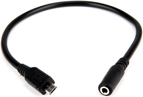 ELEFA E1003 3.5 ملم أنثى 3 أقطاب Aux Audio Jack إلى Micro USB B 5 Pin Male كابل محول 1FT in Saudi Arabia