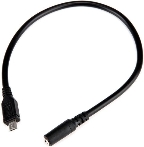 ELEFA E1003 3.5 ملم أنثى 3 أقطاب Aux Audio Jack إلى Micro USB B 5 Pin Male كابل محول 1FT in Saudi Arabia