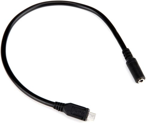 ELEFA E1003 3.5 ملم أنثى 3 أقطاب Aux Audio Jack إلى Micro USB B 5 Pin Male كابل محول 1FT in Saudi Arabia