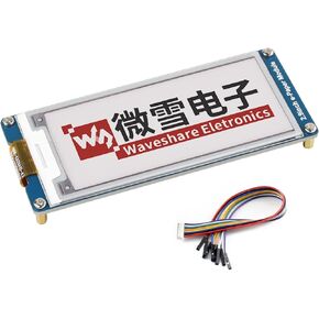 Three Color 2.9inch E-Ink Display Module (B), 296x128 Resolution 3.3V/5V E-Paper Epaper Display Screen Red Black White Tri-Color Compatible with Raspberry Pi/Arduino/STM32,SPI Interface, Full Refresh in Saudi Arabia