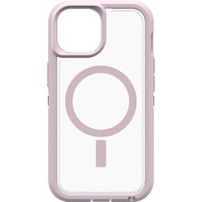 OtterBox iPhone 15, iPhone 14, and iPhone 13 Defender Series XT Clear Case - DARK SIDE (Black/Clear), screenless, rugged , snaps to MagSafe, lanyard attachment in Kuwait