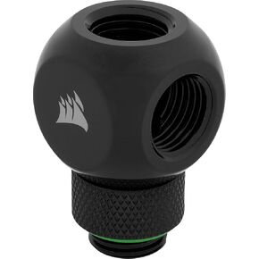 Corsair Hydro X Series 90° Rotary Adapter Twin Pack, Black, Model Number: CX-9055009-WW in Saudi Arabia