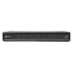 Vertiv Cybex Secure 4K UHD KVM 8-Port DVI-I DPP DualHead EAL4+ NIAP TAA Compliant (SC985-001)