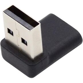 NFHK USB-C Type C Female 90 Degree Down Angled to USB 3.0 A Male Data Adapter for Laptop Desktop in Kuwait