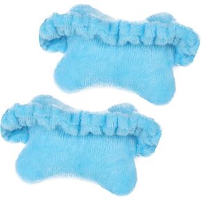 2 Pack Mouse Wrist Rest Wrist Support Movable Comfortable Soft Hand Rest Wrist Bnad Compact Cute Elastic Women's Hair Band Length 8cm for Office Work/Study (Green) in Saudi Arabia
