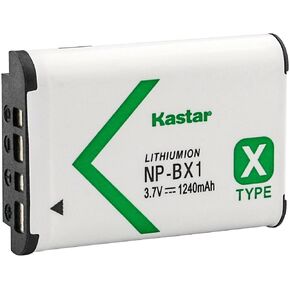 Kastar 3-Pack NP-BX1 استبدال بطارية لسوني HDR-CX440، HDR-GW66، HDR-GWP88، HDR-MV1، HDR-PJ240، HDR-PJ240E، HDR-PJ270، HDR-PJ270E، HDR-PJ405، HDR-PJ410 ، HDR-PJ440، كاميرا Vlog كاميرا ZV-1 in Saudi Arabia