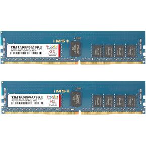 V-Color 64GB(32GBx2) 1600MHz DDR3 R-DIMM 4Gx4 4Rx4 ECC-Registered DIMM for Server/Workstation Memory(TR332G16Q411LK)