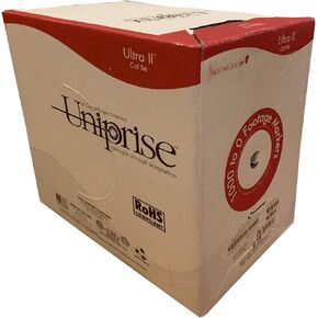 كيبل كات 5e بلينوم 1000 قدم مصنوع في الولايات المتحدة الامريكية كومسكوب UTP 24AWG 350MHz | كيبل كات 5e بلينوم بطول 1000 قدم، لون ابيض in Saudi Arabia