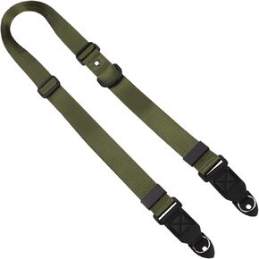 Leftfoto Camera Strap Adjustable Shoulder Sling and Vibrant Design Universal DSLR lanyard Camera Neck Belt for Leica Canon, Nikon, Fujifilm Mirrorless/SLR Camera ArmyGreen