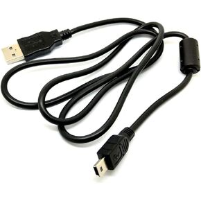 كابل USB بديل UC-E4 UC-E15 UC-E19 سلك شحن مزامنة بيانات الكاميرا 5Pin متوافق مع J1 J2 J3 V2 D600 D610 D7000 D3S D300S D3000 D3X D60 D3 D40 D80 D2Xs والمزيد (3.3 قدم) in Kuwait