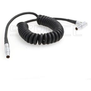 SZRMCC 0B 2 Pin Male to 0B 2 Pin Male Power Cable for ARRI Alexa Camera 2 pin 12V to Teradek Bond Bolt Cube (Straight Cable) in Kuwait