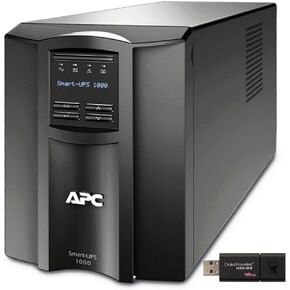 حزمة UPS Smart-UPS SMT1000C من APC مع SmartConnect ومحرك أقراص USB DataTraveler سعة 16 جيجابايت in Saudi Arabia