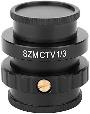 SZMCTV 1/3 C-mount محول العدسة لكاميرا فيديو مجهر ستيريو ثلاثي العينيات in Kuwait