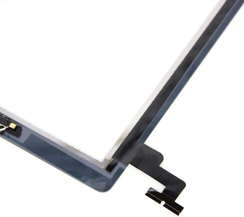 قطعة غيار للشاشة T Phael White لجهاز iPad 2 A1395 A1396 A1397، iPad2 مجموعة زجاجية أمامية تعمل باللمس - تتضمن زر الصفحة الرئيسية + حامل كاميرا + لاصق مثبت مسبقًا + مجموعة أدوات in Kuwait