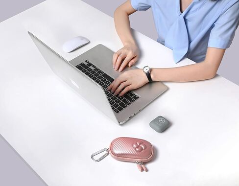 Hard Case Compatible for Apple Magic Mouse (1 2 & 3 Gen) Including Carabiner (Rose Gold) in Kuwait