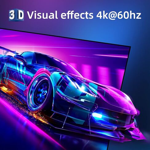 محول Synvisus DisplayPort KVM 4 منافذ 3D UHD 4K@60 هرتز، 2K@120 هرتز 4 في 1 مخرج USB ومحول DP1.2 KVM، مع 4 كابلات USB - نسخة مطورة in Saudi Arabia