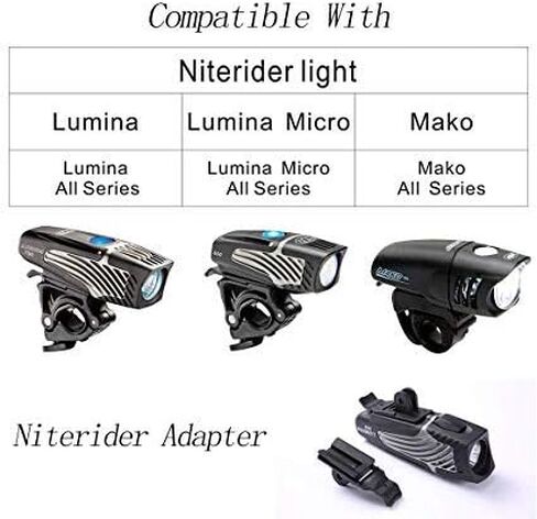 محول إضاءة Silverock لـ Niterider Lumina، محول Gopro لسلسلة Lumina Micro Mako in Kuwait