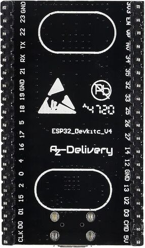 مجموعتان من اللوحة الأساسية ESP32-DevKitC لوحة تطوير ESP32 ESP32-WROOM-32DWiFi+Bluetooth المتوافقة مع IoT NodeMCU-32 مع 38Pins ESP32 Type-C USB ولوحة توسيع Micro USB in Saudi Arabia