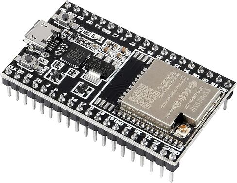 مجموعتان من اللوحة الأساسية ESP32-DevKitC لوحة تطوير ESP32 ESP32-WROOM-32DWiFi+Bluetooth المتوافقة مع IoT NodeMCU-32 مع 38Pins ESP32 Type-C USB ولوحة توسيع Micro USB in Saudi Arabia