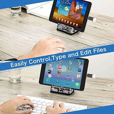 محول ميكرو USB إلى USB 3.0 OTG من SIREG محول يو إس بي ذكر إلى أنثى متوافق مع سامسونج S7 S6 إيدج S4 S3، LG G4، جهاز تحكم عن بعد دي جيه آي سبارك مافيك، أندرويد تاب (أسود + فضي) in Kuwait