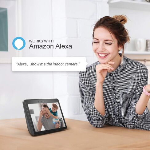 كاميرا مراقبة للمنزل Foscam R4S 4MP WiFi IP Camera، جهاز مراقبة الطفل اللاسلكي مع AI Human Detection Sound Detection 33ft Night Vision 2 Way Audio Camera متوافق مع Alexa Black (متجدد) in Saudi Arabia