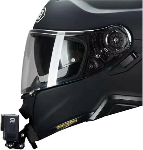 مجموعة تركيب ذقن خوذة دراجة نارية مخصصة لكاميرا جو برو اكشن مع وسادات لاصقة وخطاف على شكل حرف J من شوي-جتاير2 in Kuwait