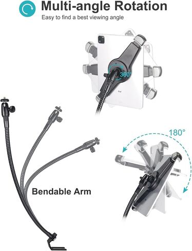 حامل كمبيوتر لوحي كبير لمقعد السيارة للشاحنة، حامل لوحي بمسمار على أرضية السيارة شديد التحمل من Aozcu مع ذراع معقوفة قوي، حامل على أرضية السيارة لجهاز iPad Pro 12.9 11 Air، Galaxy Tab، السطح، جهاز لوحي مقاس 9.7-14.5 بوصة in Kuwait