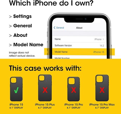حافظة OtterBox iPhone 15 وiPhone 14 وiPhone 13 Defender Series XT الشفافة - الجانب الداكن (أسود/شفاف)، بدون شاشة، متين، يتم تثبيته على MagSafe، مرفق حبل قصير in Kuwait
