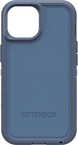 حافظة OtterBox iPhone 15 وiPhone 14 وiPhone 13 Defender Series XT الشفافة - الجانب الداكن (أسود/شفاف)، بدون شاشة، متين، يتم تثبيته على MagSafe، مرفق حبل قصير in Kuwait