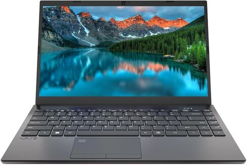 كمبيوتر محمول VAIO 14 عالي الأداء فضي من الجيل الثاني عشر معالج Intel i7 بسرعة تصل إلى 4.7 جيجا هرتز وذاكرة وصول عشوائي 16 جيجا بايت و1 تيرابايت SSD ولوحة مفاتيح بإضاءة خلفية FHD مقاس 14.1 بوصة HDMI Win11 (71429SL - متجدد) in Kuwait