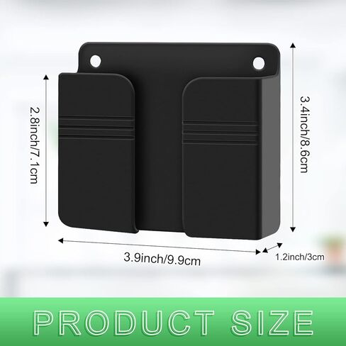 QINLECTRI 4 Pieces Phone Holder Wall Mounted with Adhesive and Data Line Receiving Hole Phone Holder Wall Mounted, Mobile Phone Holder for Bedroom and Bathroom in Kuwait