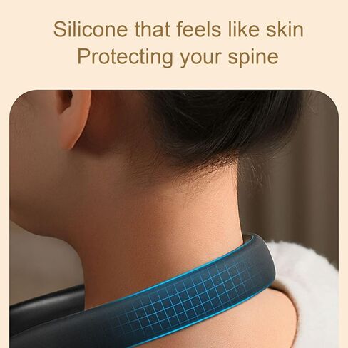 حامل الهاتف الخلوي Hochiton Lazy Bracket حول الرقبة، مشبك تثبيت مرن لتسجيل الحياة بدون استخدام اليد للرقبة، حجم الهاتف 4.7"-6" (أسود) in Kuwait