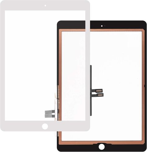 استبدال الشاشة لجهاز iPad 9.7 بوصة 2018 (A1893 A1954) /iPAD 6 الجيل السادس من لوحة زجاجية أمامية تعمل باللمس مع زجاج مقسى + مجموعة أدوات إصلاح (بدون زر الصفحة الرئيسية) (أسود) in Saudi Arabia