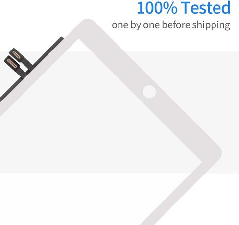 استبدال الشاشة لجهاز iPad 9.7 بوصة 2018 (A1893 A1954) /iPAD 6 الجيل السادس من لوحة زجاجية أمامية تعمل باللمس مع زجاج مقسى + مجموعة أدوات إصلاح (بدون زر الصفحة الرئيسية) (أسود) in Saudi Arabia