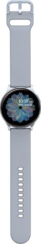 Samsung Galaxy Watch Active 2 (40mm, GPS, Bluetooth) Smart Watch with Advanced Health Monitoring, Fitness Tracking, and Long Lasting Battery, Silver, SM-R830NZSCXAR (Renewed) in Saudi Arabia