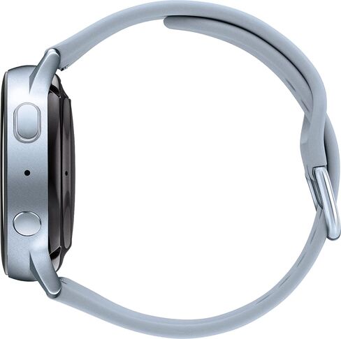 Samsung Galaxy Watch Active 2 (40mm, GPS, Bluetooth) Smart Watch with Advanced Health Monitoring, Fitness Tracking, and Long Lasting Battery, Silver, SM-R830NZSCXAR (Renewed) in Saudi Arabia
