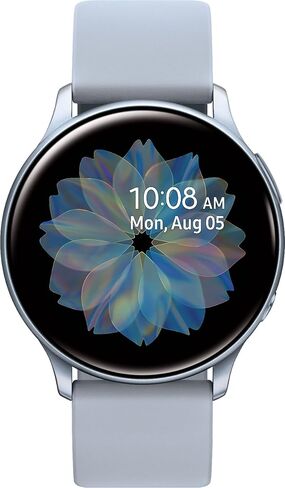 Samsung Galaxy Watch Active 2 (40mm, GPS, Bluetooth) Smart Watch with Advanced Health Monitoring, Fitness Tracking, and Long Lasting Battery, Silver, SM-R830NZSCXAR (Renewed) in Saudi Arabia